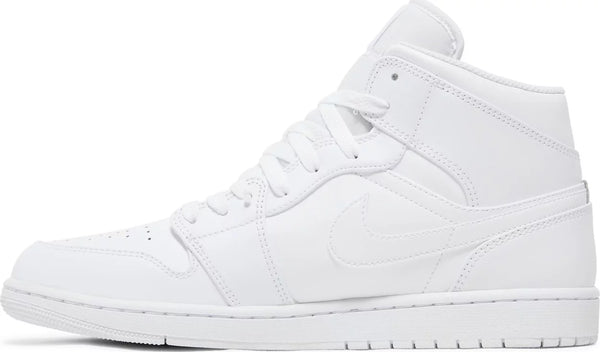 Jordan 1 Mid Triple White (2022) Men's - 554724-136 - US